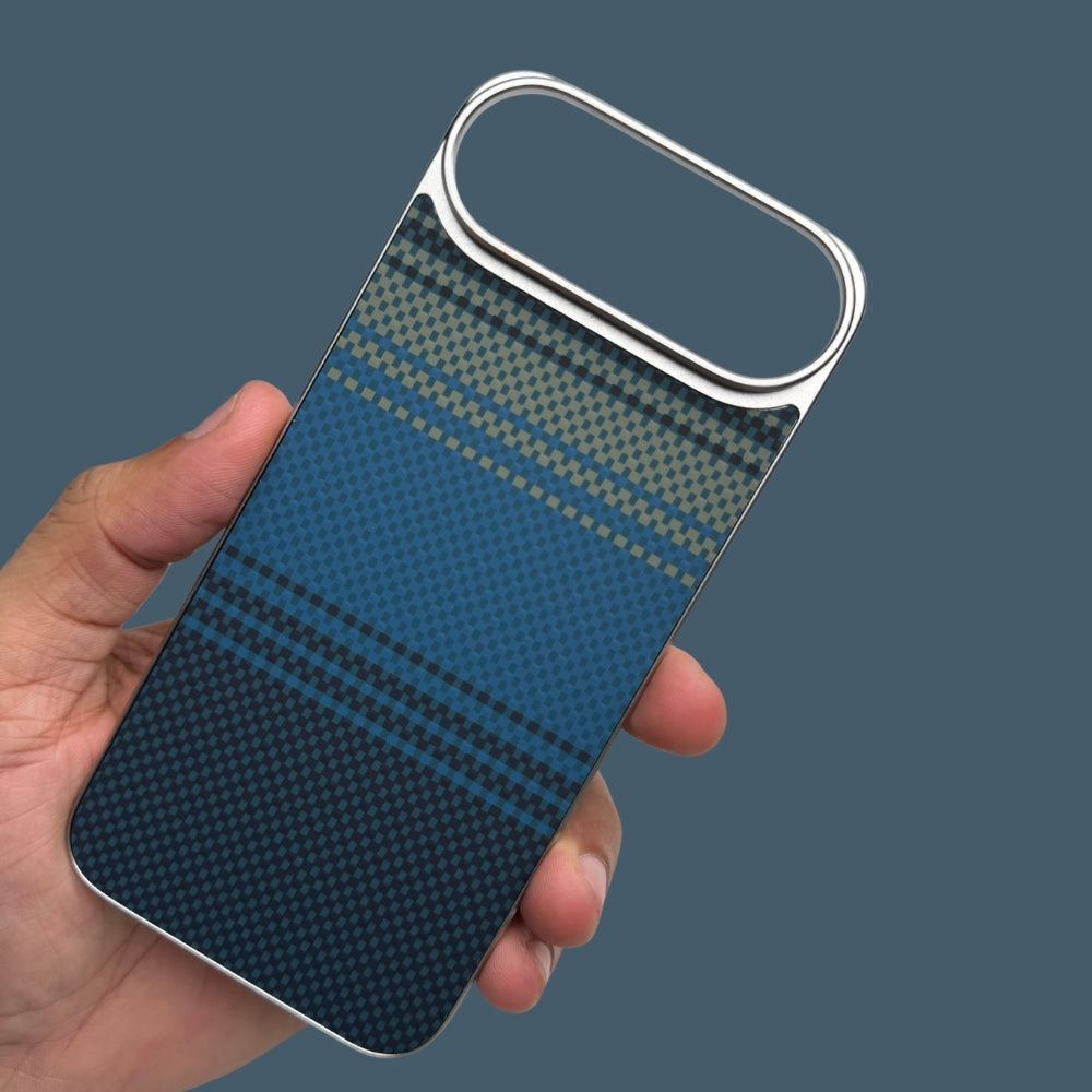 Carbon Fiber MagSafe Back Panel with Metal Frame For iPhone Air