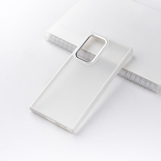 Luxury Crystal Clear Case With Silicone Sided For Samsung Galaxy S22 Series