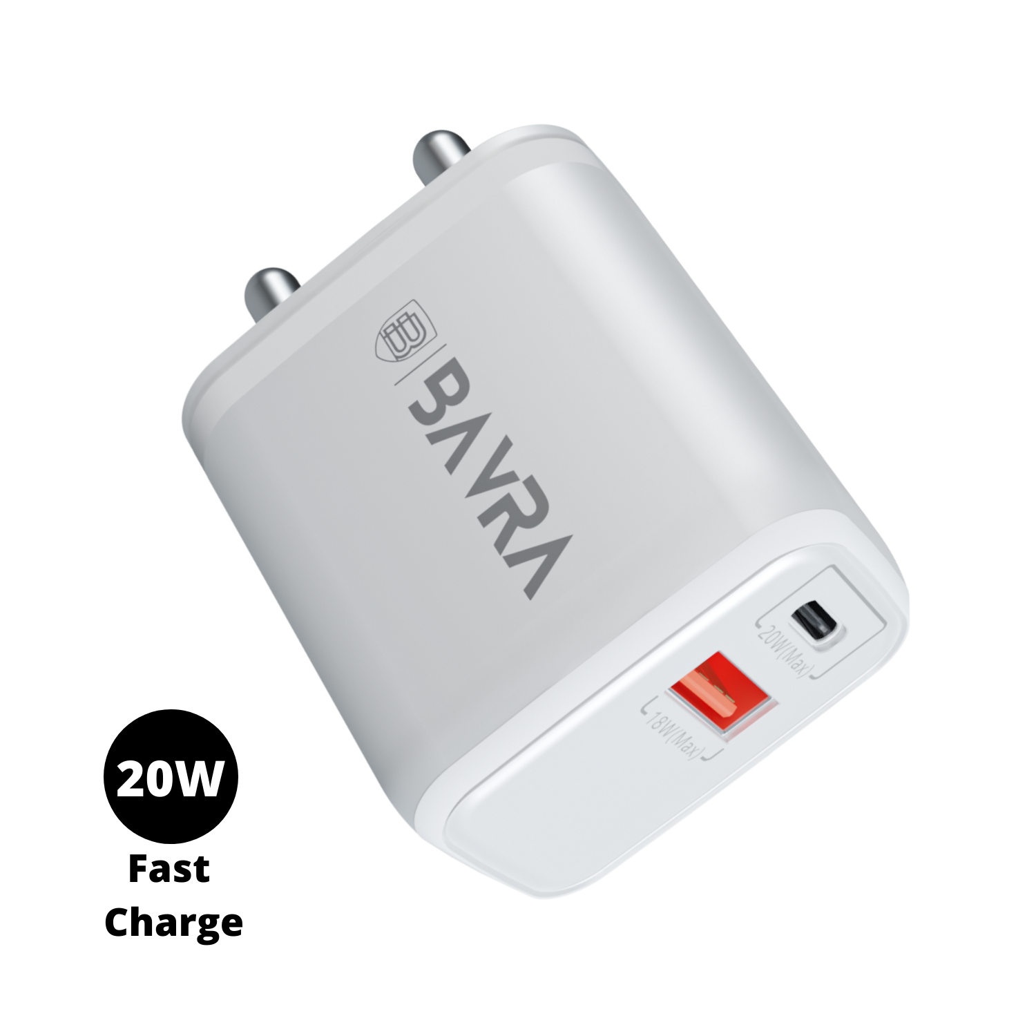 Bavra 20W Super-Fast 2in1 Adapter