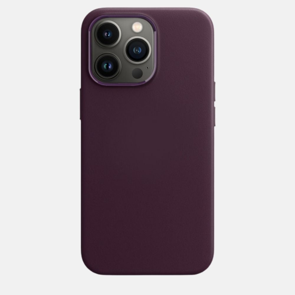 iPhone 13 Mini Back Cover / Genuine MagSafe Leather Case