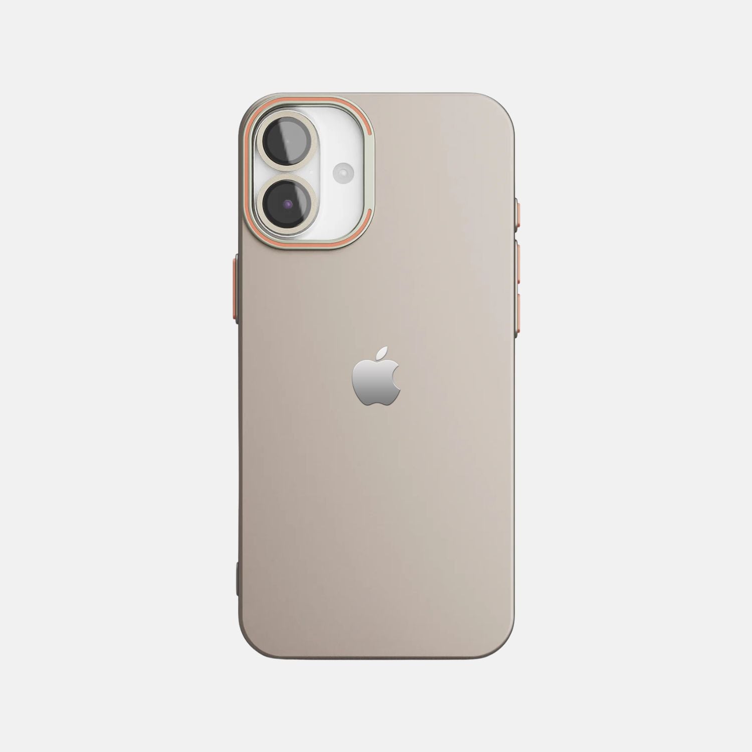 iPhone 15 Back Cover / Luxury Frosted Matte Case With Camera Rings