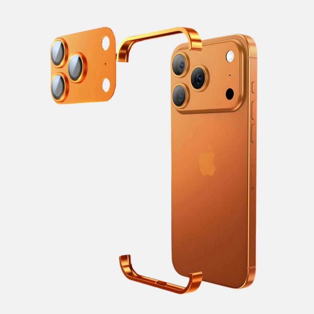 iPhone 17 ProMax Metal Bumper Invisible Case