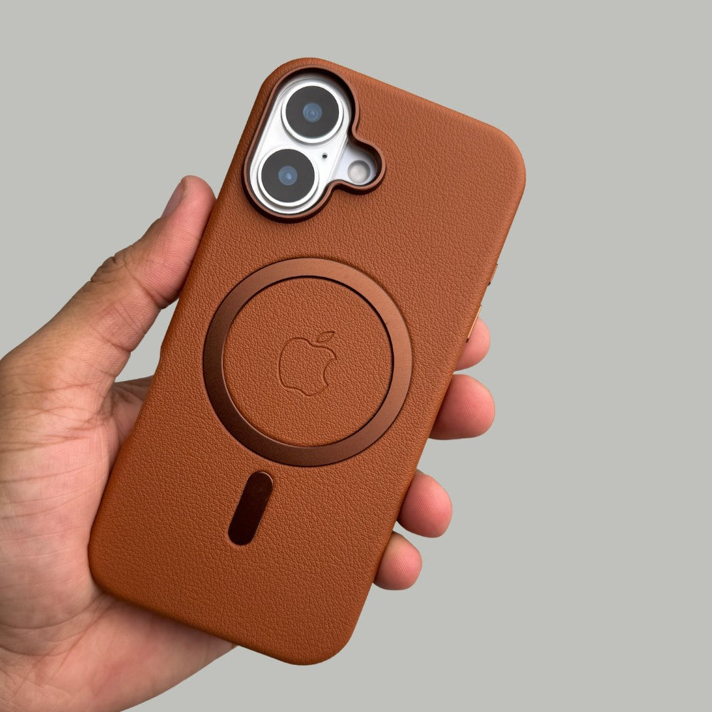 iPhone 17 Back Cover / Leatherite Magsafe Case