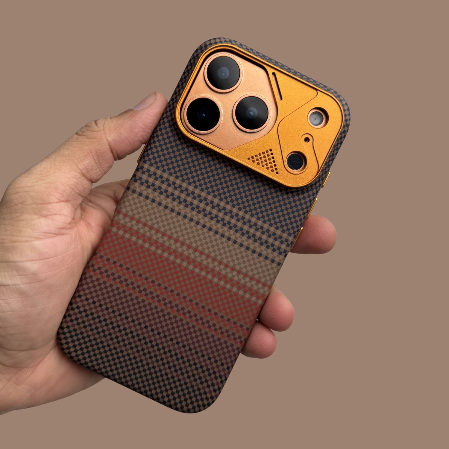 iPhone 17 ProMax Premium Carbon Fiber Textured Case