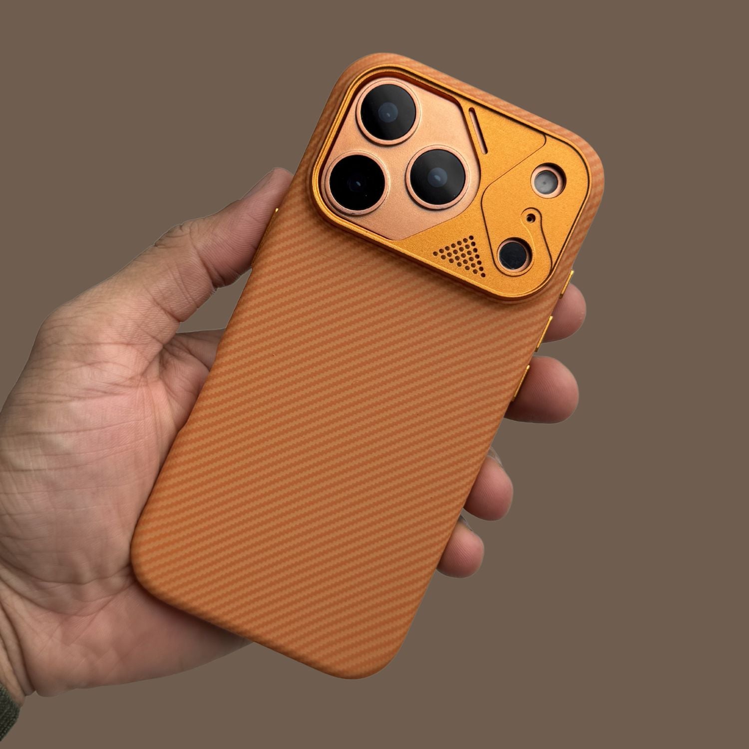 iPhone 17 ProMax Premium Carbon Fiber Textured Case