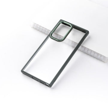 Luxury Crystal Clear Case With Silicone Sided For Samsung Galaxy S22 Series